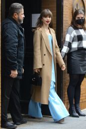 Lily Collins - Arrives for a taping of "The View" in NYC 12/12/2022