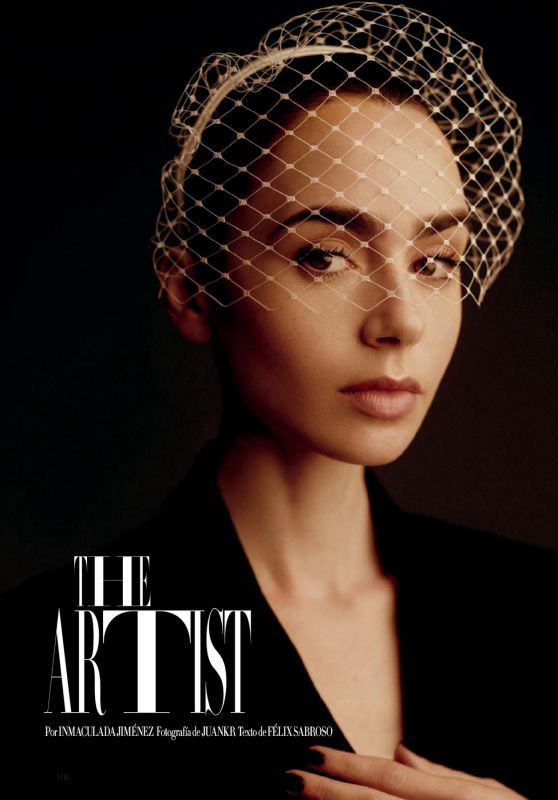 Lily Collins - Harper’s Bazaar Spain January 2023 Issue