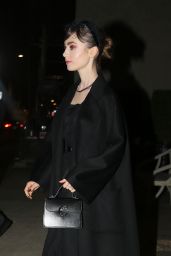 Lily Collins Wearing a Black Dress and Trench Coat   New York 12 12 2022   - 92