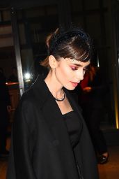 Lily Collins Wearing a Black Dress and Trench Coat   New York 12 12 2022   - 13