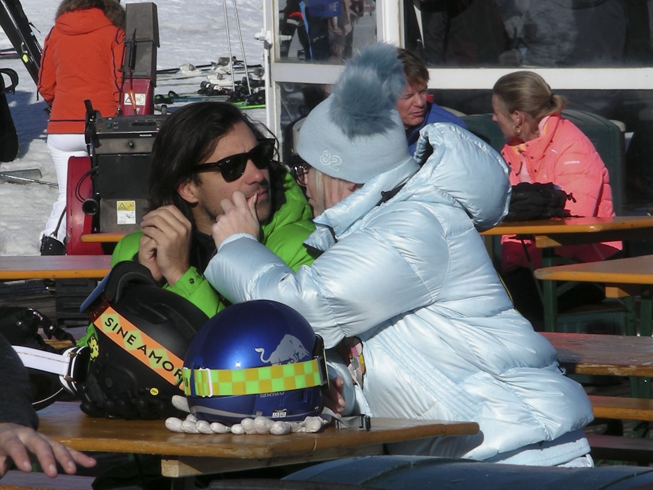 Lindsey Vonn And Diego Osorio At The Baqueira Beret Ski Resort In Spain ...