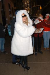 Mariah Carey - Heads to Madison Square Garden in New York 12/16/2022