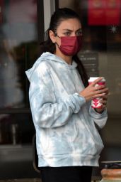 Mila Kunis at Starbucks in Beverly Hills 11/29/2022