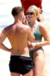Missy Keating in a Green Bikini on Bondi Beach 12/11/2022
