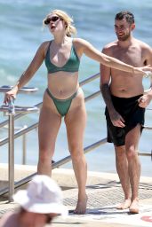 Missy Keating in a Green Bikini on Bondi Beach 12/11/2022
