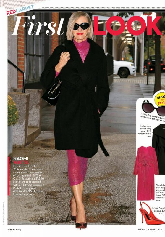 Naomi Watts – Us Weekly Magazine 10/31/2022 Issue