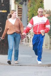 Olivia Macklin and Benjamin Levy Aguilar - Out in Los Feliz 12/24/2022