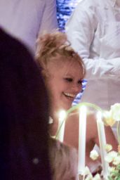Pamela Anderson and Dan Hayhurst - Jacquemus Boat Party in Paris 12/12/2022