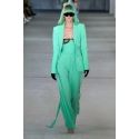 Lily Collins Wears a Mint Green Pantsuit   Drew Barrymore Show in New York 12 14 2022   - 63