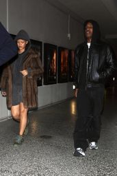 Rihanna in a Fur Coat - Los Angeles 12/29/2022
