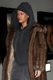 Rihanna in a Fur Coat - Los Angeles 12/29/2022