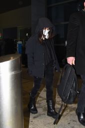 Salma Hayek - Arriving to JFK Airport in New York City 12/11/2022