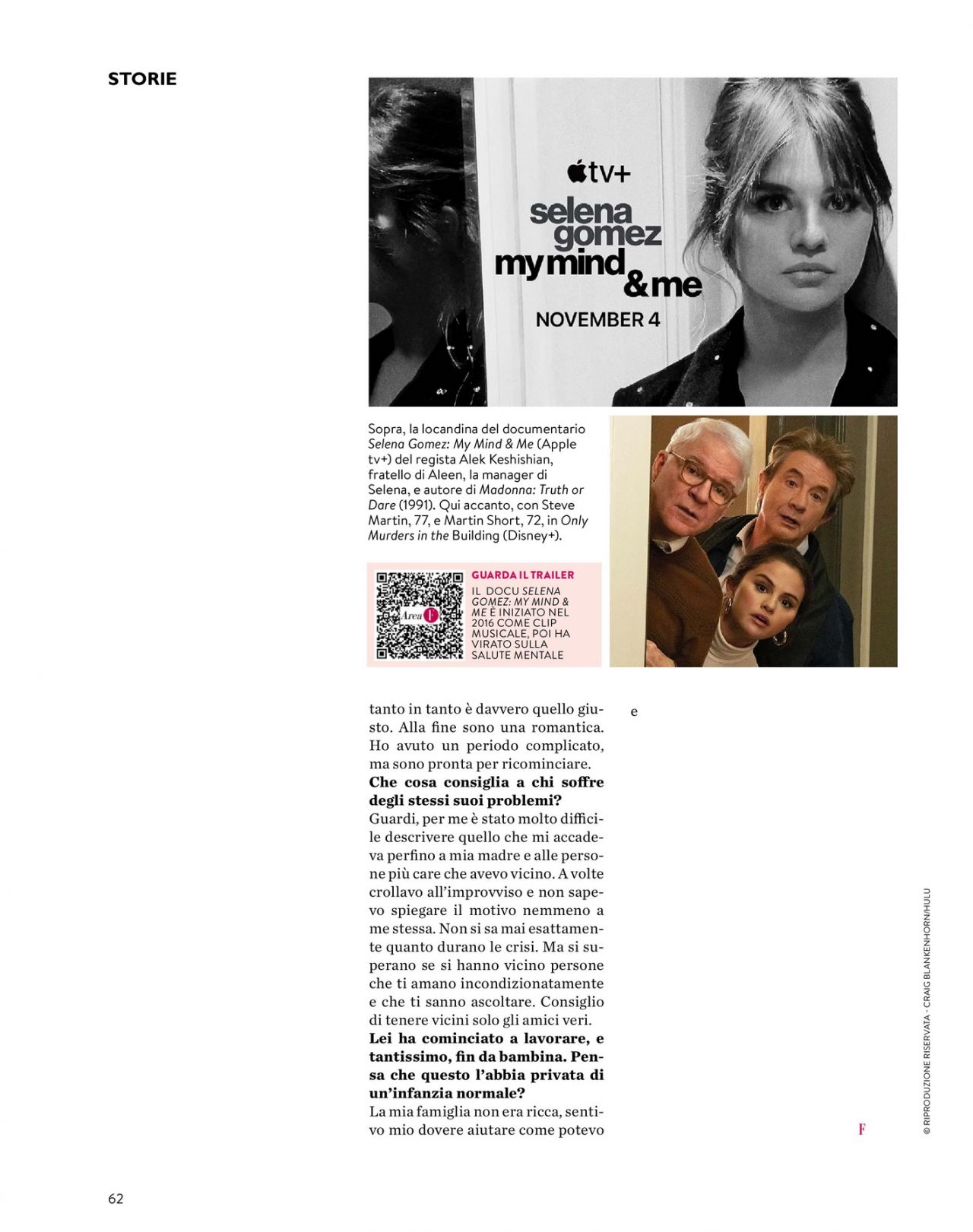 Selena Gomez - F Magazine 12/13/2022 Issue • CelebMafia