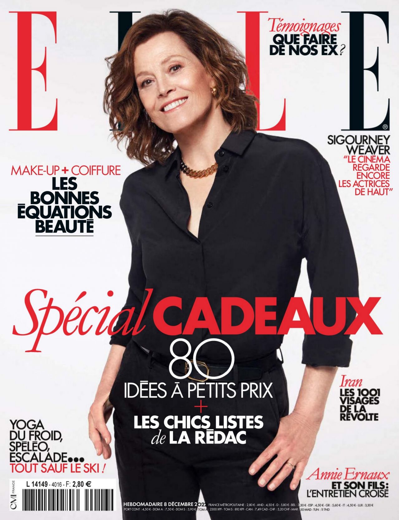 Sigourney Weaver - ELLE France 12/08/2022 Issue • CelebMafia