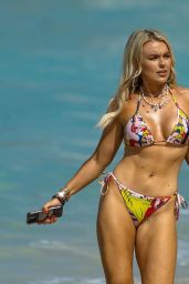 Tallia Storm on the Beach in Barbados 12/16/2022