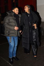 Tia Mowry and Tahj Mowry at Acme Restaurant in New York 12/17/2022