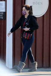 Zooey Deschanel in Casual Outfit 12/15/2022