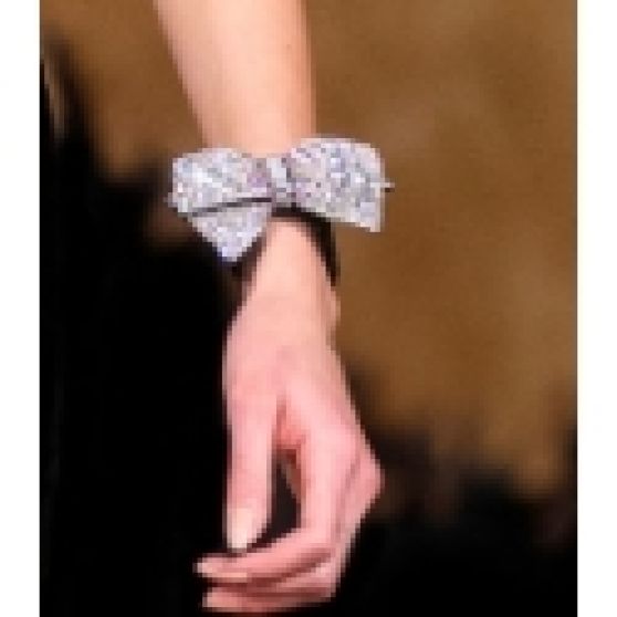 Aadnevik Black Crystal Bow Bracelet