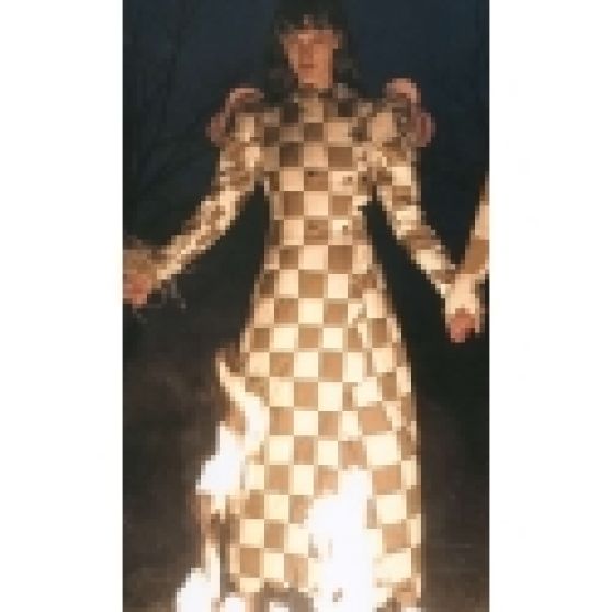 Abodi Fall 2021 Checkerboard Print Long Coat