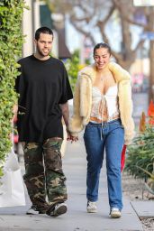 Addison Rae - Shopping on Melrose Place in LA 01/12/2023