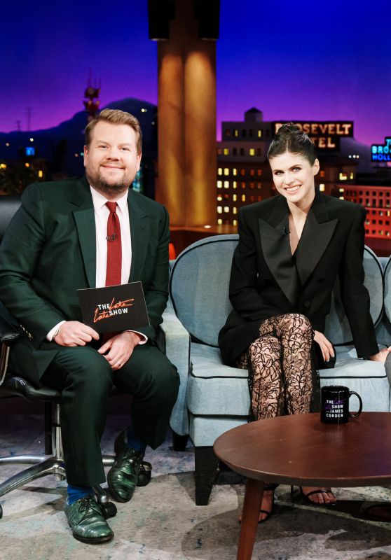 Alexandra Daddario - The Late Late Show With James Corden 01/11/2023