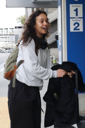 Alisha Boe at LAX Airport in LA 01/13/2023