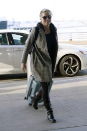 Amy Robach - Arriving to JFK Airport in New York 01/24/2023