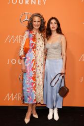 Andie MacDowell and Rainey Qualley – Marc Cain Fashion Show in Berlin 01/18/2023