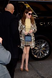 Anna Kendrick - Arriving at CBS Studios in NYC 01/11/2023