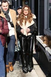 Brooke Shields in Leather at Sundance Film Festival in Park City 01/21/2023