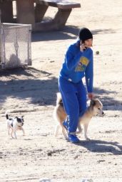 Cara Delevingne at the Dog Park in Los Angeles 01/22/2023