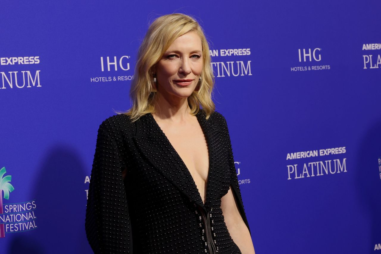 Cate Blanchett Suits Up in Stella McCartney for NYFCC Awards 2023