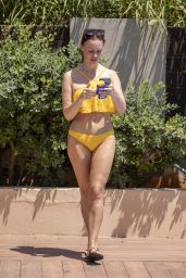 Chanelle Hayes in a Yellow Bikini - Greece 01/06/2023