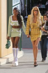 Chelsea Lazkani and Emma Hernan - "Selling Sunset" Set at Sunset Plaza in West Hollywood 01/11/2023
