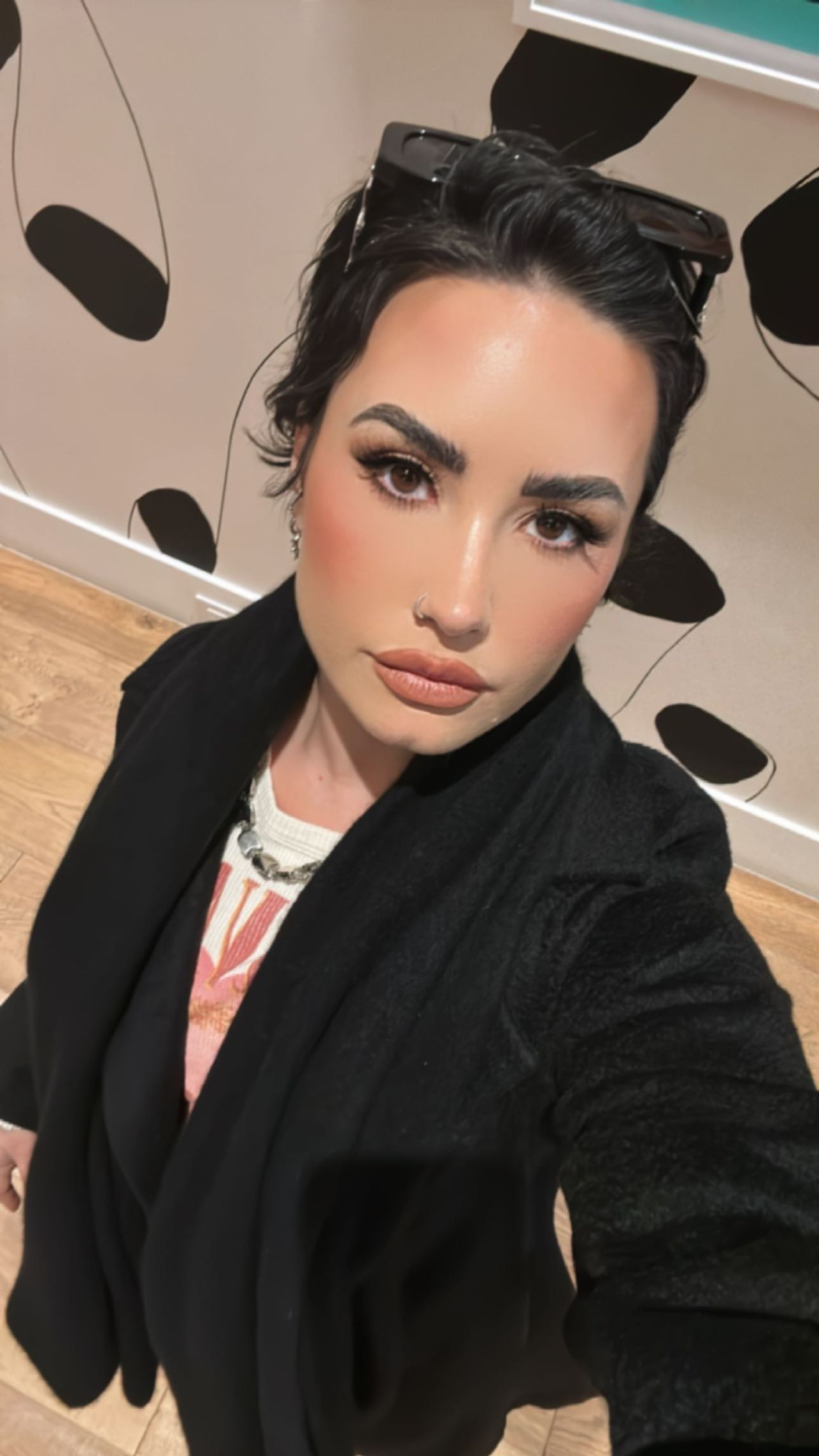 Frangia laterale di Demi Lovato 2023