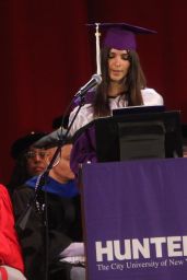 Emily Ratajkowski - Delivers Hunter College Winter Commencement Address at Hunter College North Assembly Hall in New York 01/19/2023