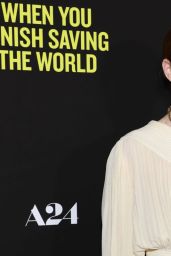 Emma Stone - "When You Finish Saving the World" Screening in New York 01/12/2023