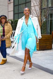 Gabrielle Union - Leaves the Crosby Street Hotel in New York 01/26/2023