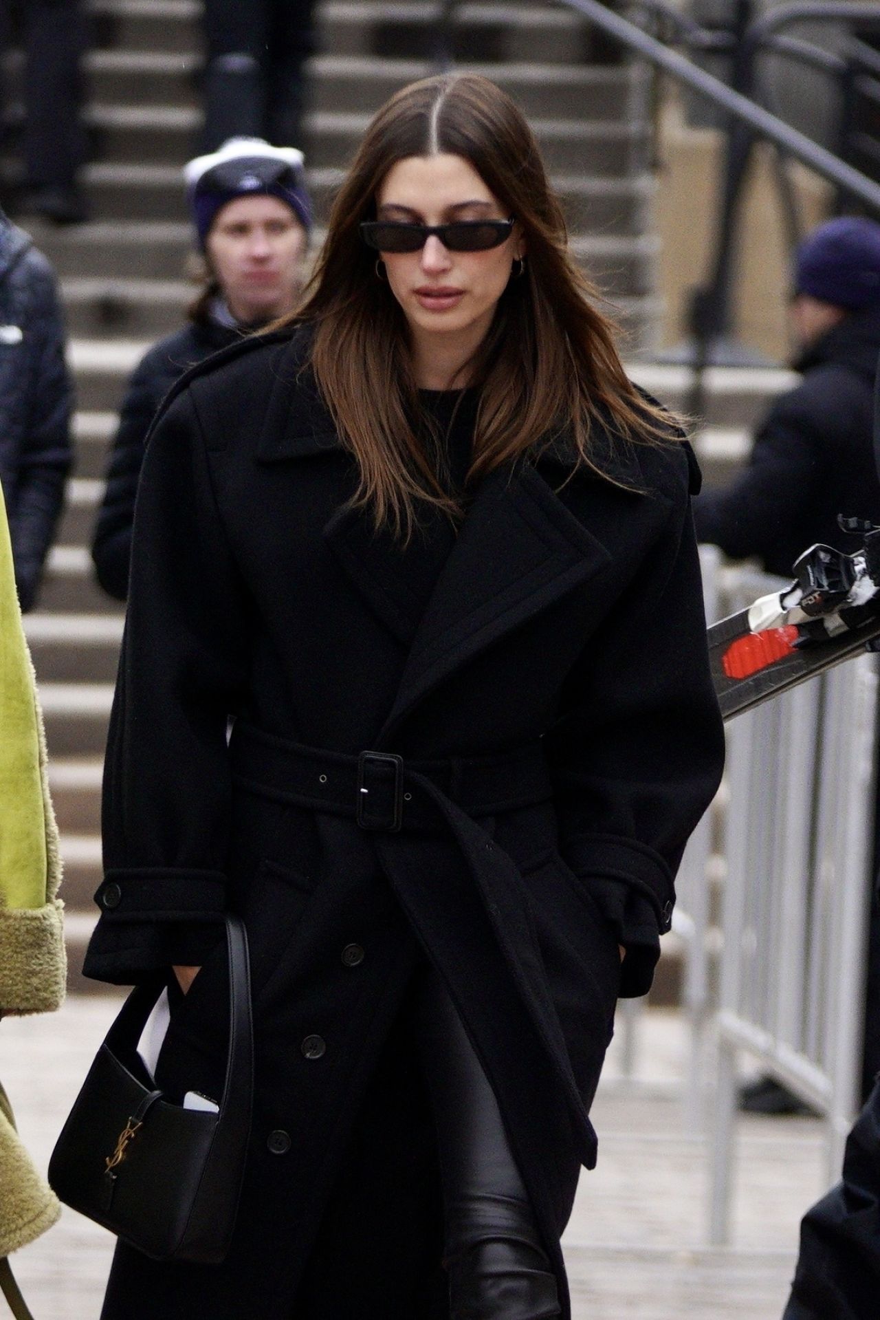 Hailey Rhode Bieber in an All-Black Ensemble in Aspen 12/31/2022 ...