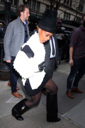 Janelle Monae at "Tamron Hall" TV Show in New York 01/10/2023