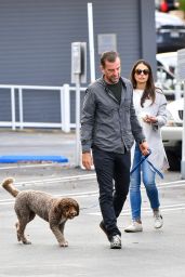 Jordana Brewster And Mason Morfit - Out in Brentwood 01/07/2023