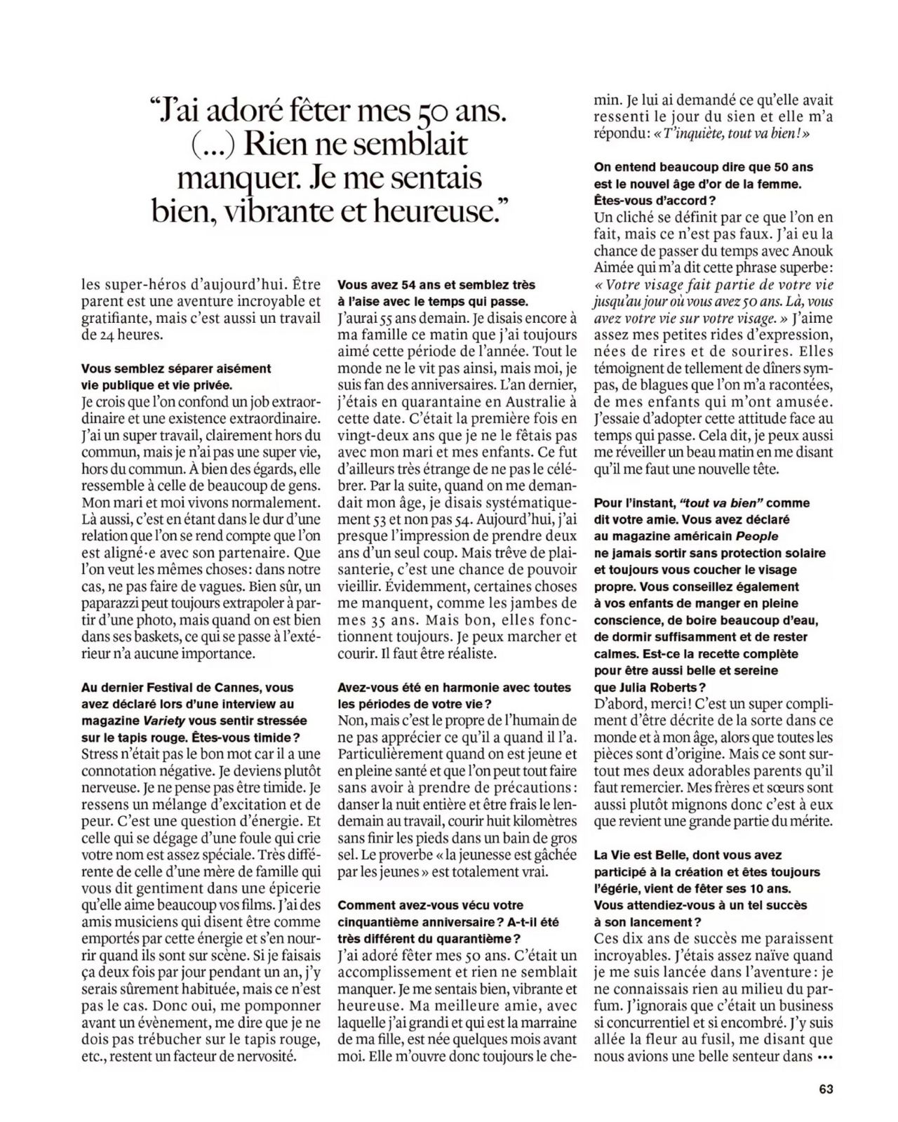 Julia Roberts - Marie Claire France February 2023 Issue • CelebMafia