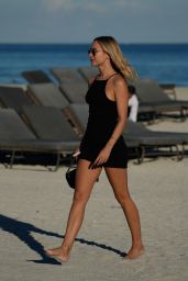 Kimberley Garner on the Beach in Miami 01/10/2023