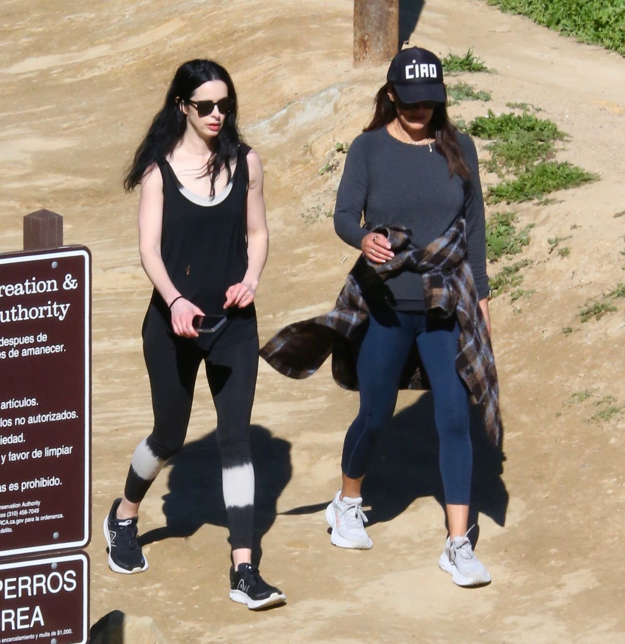 Krysten Ritter and Angelique Cabral - Hike in Los Angeles 01/25/2023