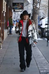 Kyle Richards in Winter Outfit - Aspen 12/30/2022