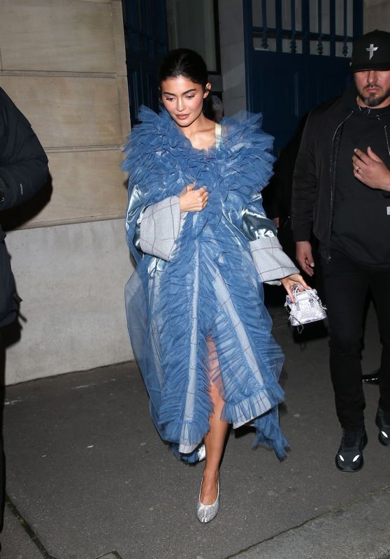 Kylie Jenner - Arrives at Margiela Fashion Show in Paris 01/22/2023