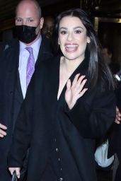 Lea Michele - Arrives at The Tonight Show Starring Jimmy Fallon in New York 01/13/2023