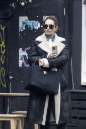 Lily James - Out in North West London 01/26/2023