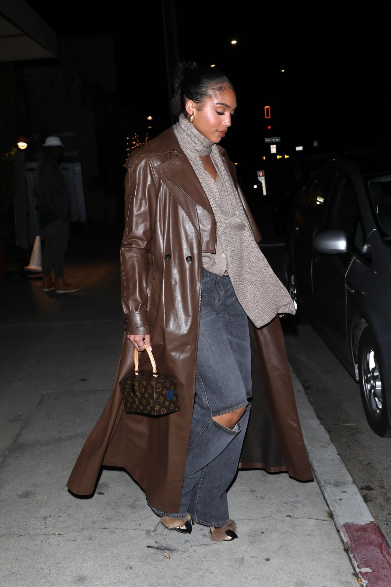 Lori Harvey at Giorgio Baldi in Santa Monica 01/07/2023 • CelebMafia