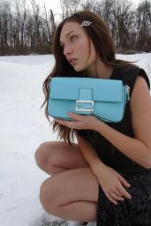 Maddie Ziegler - Tiffany x Fendi Bag 2023